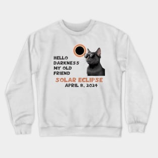 Solar eclipse April 8 2024 Crewneck Sweatshirt